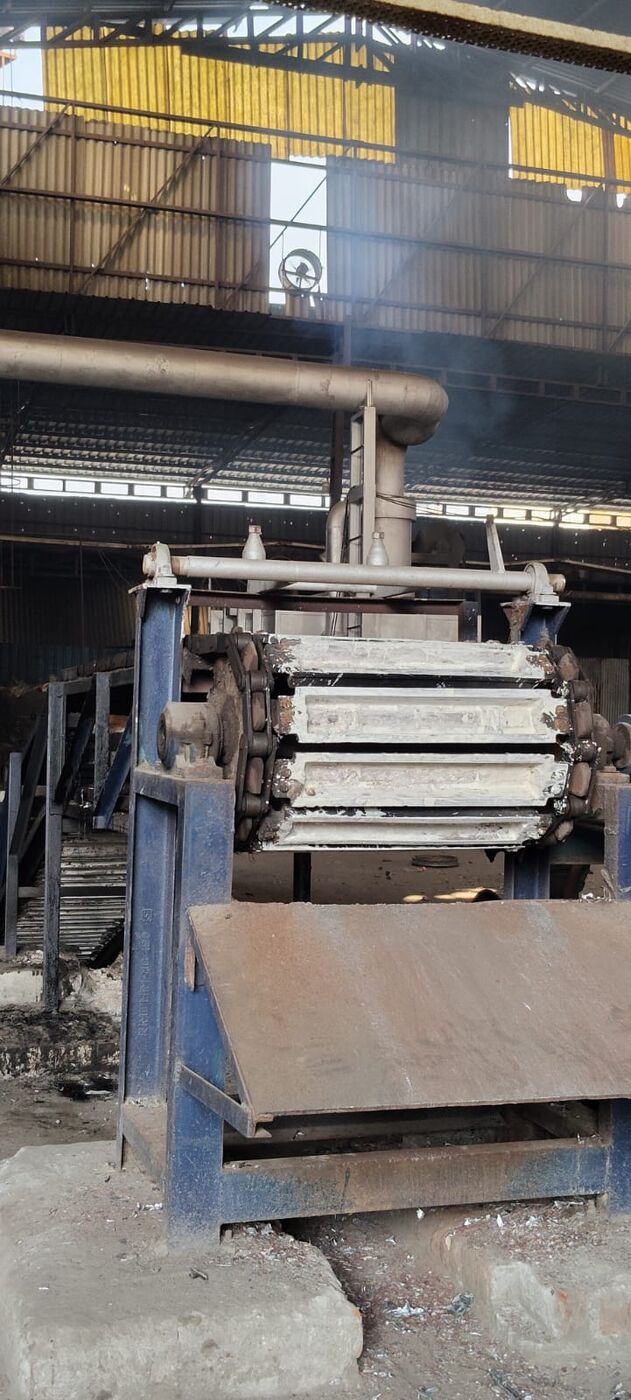 Ingot casting machine at Rincaro Alloys